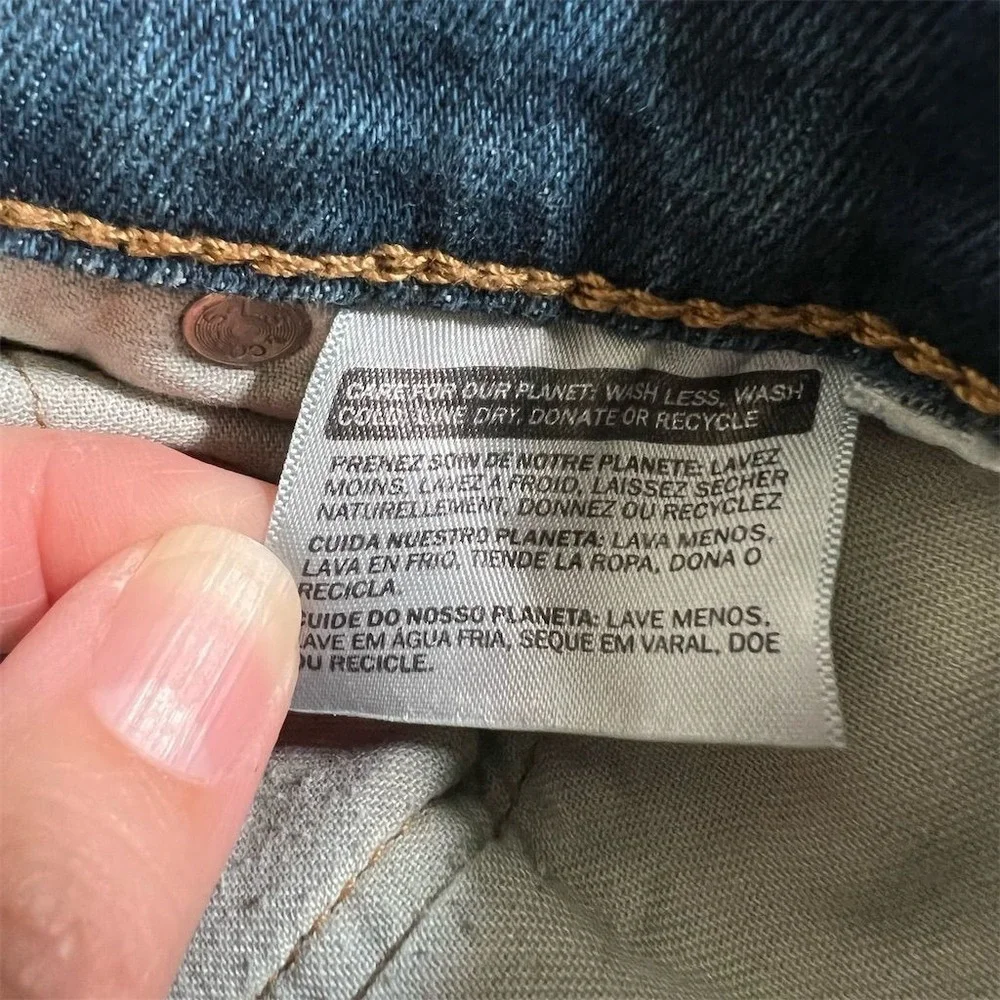 Levi's Jeans W38 L29 Blue Men's 505 Medium Wash Straight Leg Denim